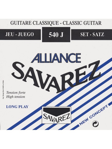 Jeu Guitare classique SAVAREZ Alliance Bleu Tension Forte