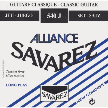 Jeu Guitare classique SAVAREZ Alliance Bleu Tension Forte
