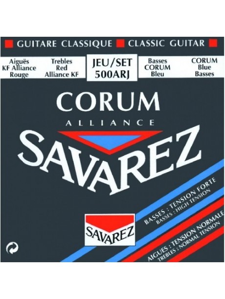 Jeu Guitare classique SAVAREZ Alliance Corum Rouge/Bleu