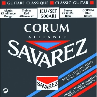 Jeu Guitare classique SAVAREZ Alliance Corum Rouge/Bleu