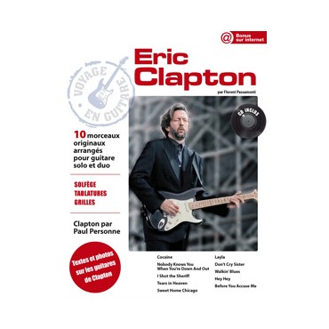 Voyage en guitare E Clapton + CD