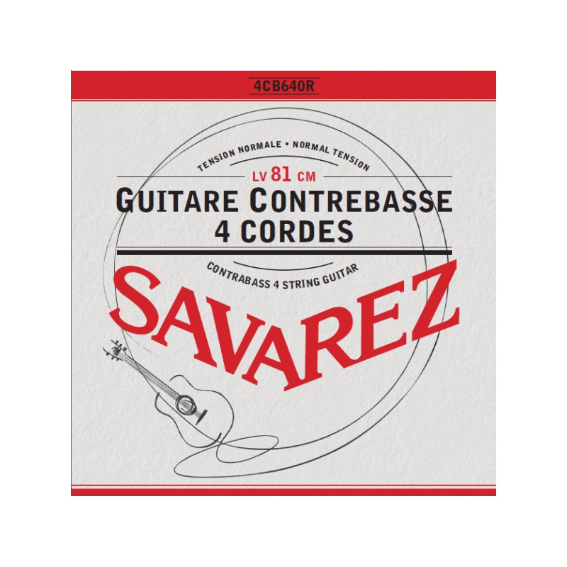 Cordes pour guitare Contrebasse 4 cordes 81cm