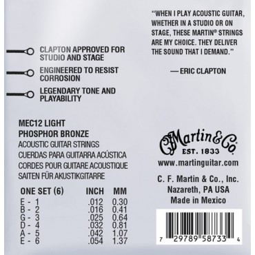 Martin Eric Clapton MEC12 light