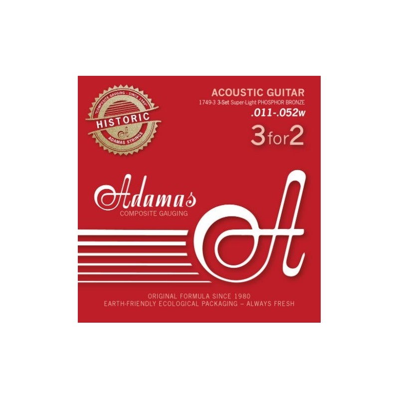 Adamas Historic 1749-3 super light (Lot de 3 jeux)