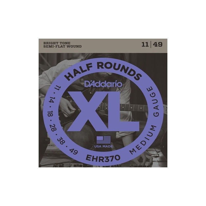 D'Addario Half Rounds EHR370 Tension Medium