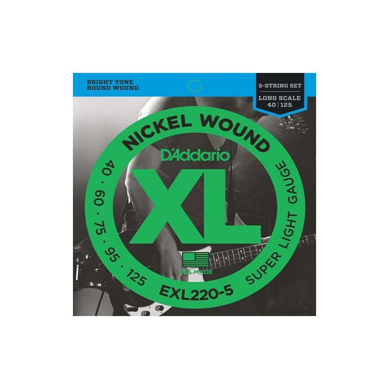 D'Addario EXL220-5 Tension super light