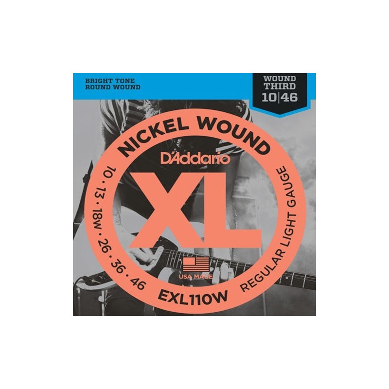 D'Addario EXL110W Tension regular light
