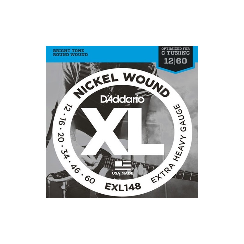 D'Addario EXL148 Tension Extra Heavy