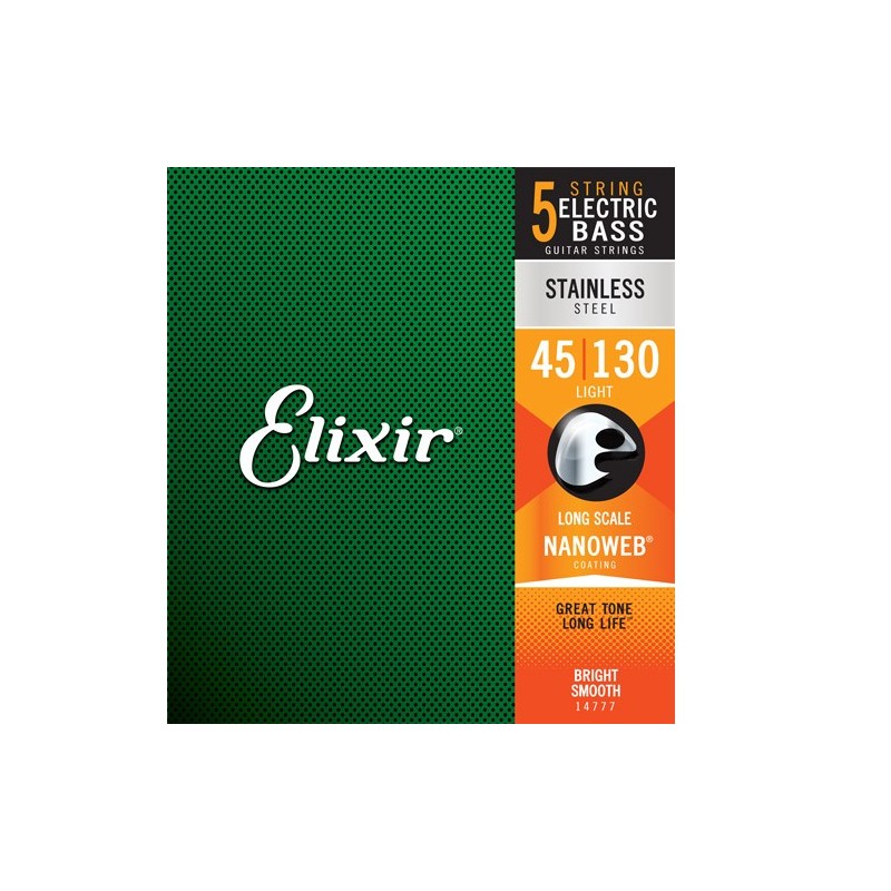 Elixir Electric Bass 5 cordes 14777 light
