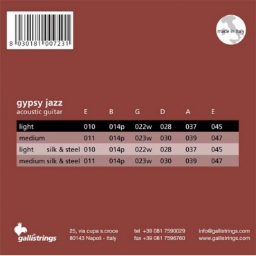Galli Gypsy Jazz à boule GSB10BE light