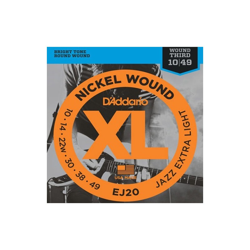 D'Addario EJ20 Tension Jazz extra light