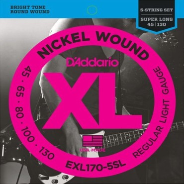 D'Addario EXL170-5SL Tension regular light
