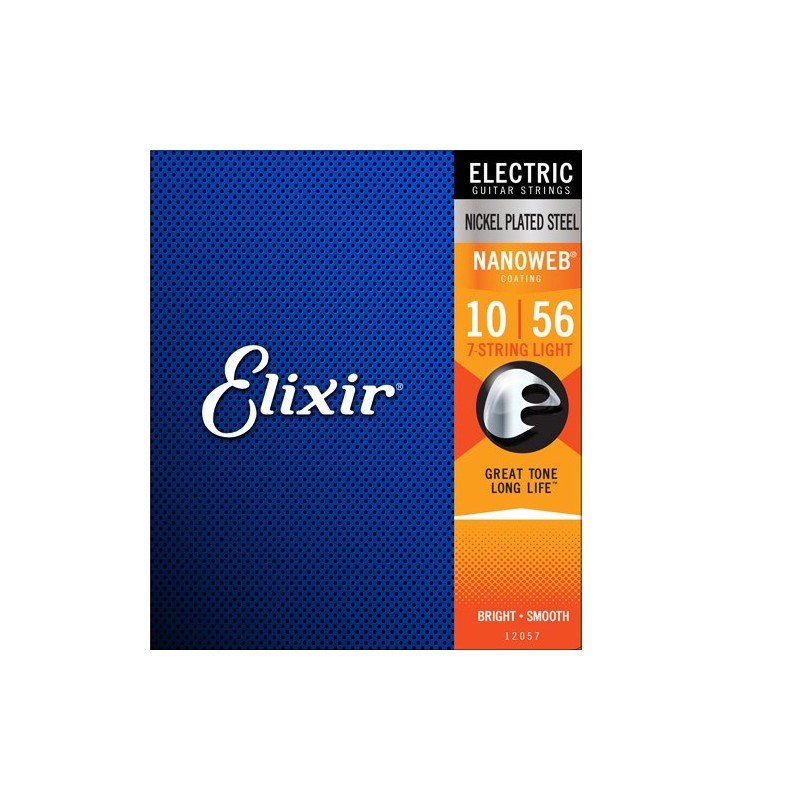 Elixir Electric Nanoweb 7 cordes 12057 light
