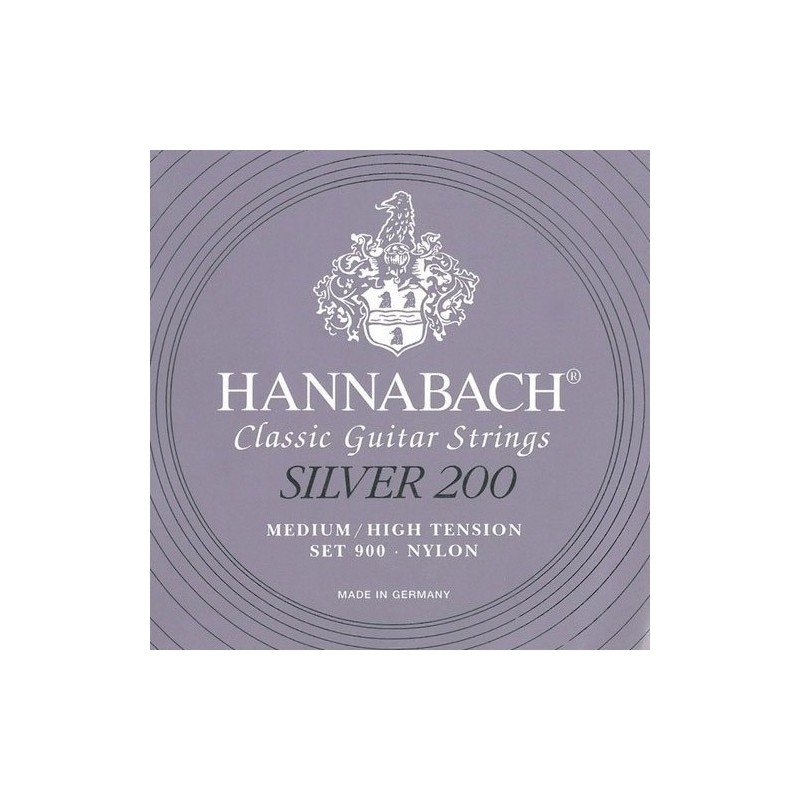 Hannabach Silver 200 set 900MHT medium / high tension