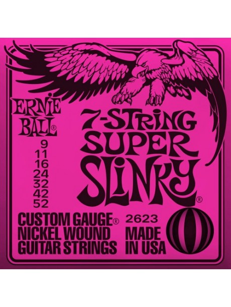 Ernie Ball Slinky 7 cordes 2623 super light