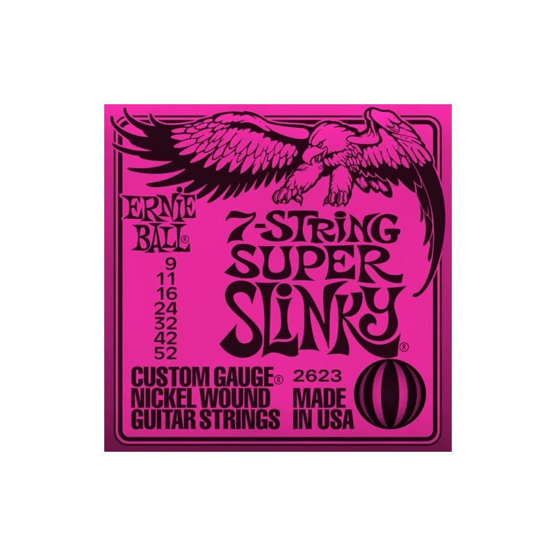 Ernie Ball Slinky 7 cordes 2623 super light