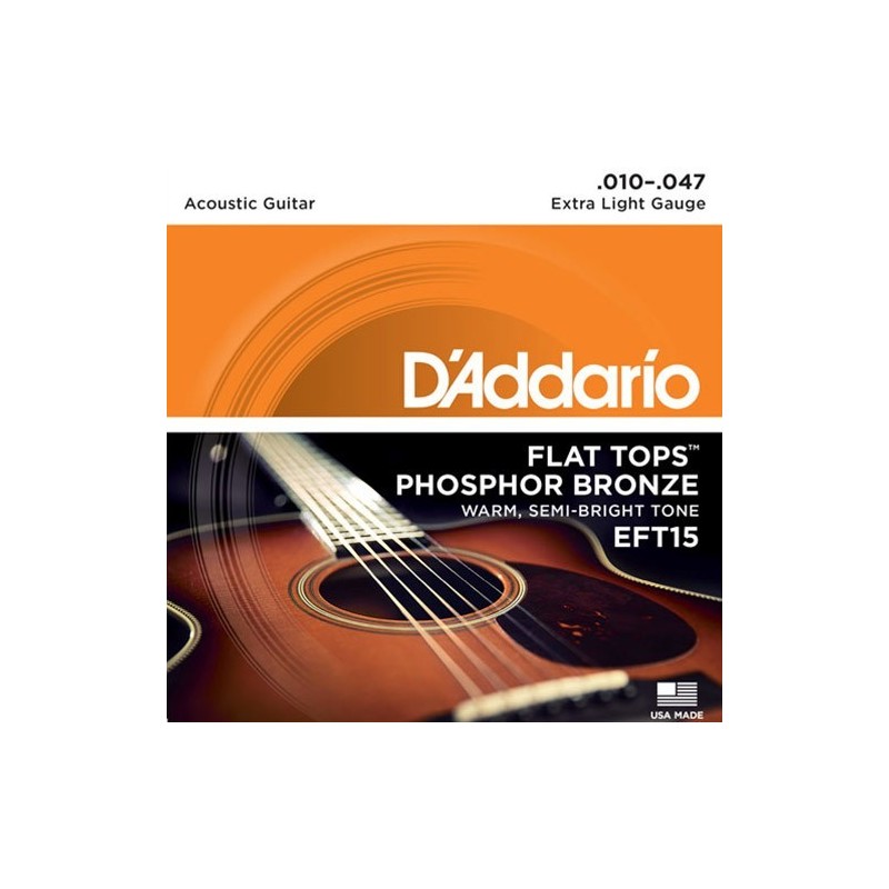 D'Addario EFT15 tension extra light