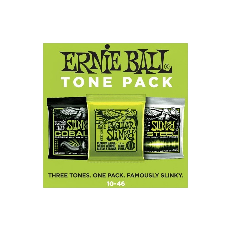 Ernie Ball Tone Pack 3 jeux différents 3331 regular slinky