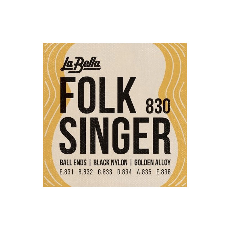La Bella Folk Singer 830 tension normale