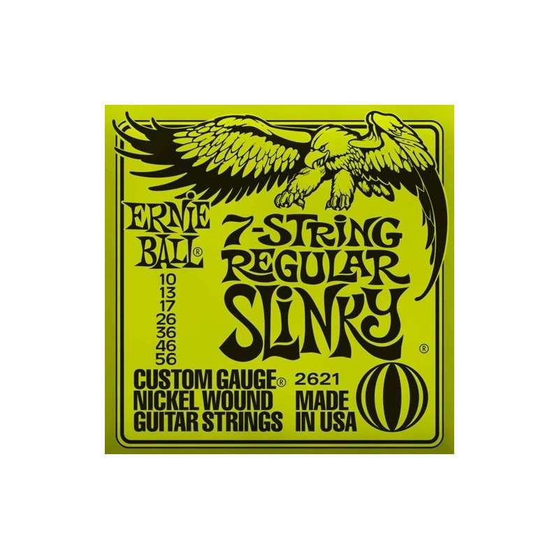 Ernie Ball Slinky 7 cordes 2621 regular
