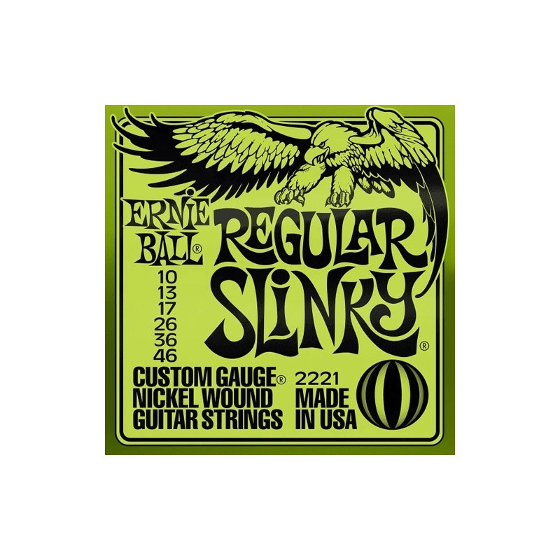 Corde Chitarra Elettrica Ernie Ball Corde Per Chitarra Elettrica Ernie Ball Regular Slinky 2221 Set 10 46 396286 - Foto 9