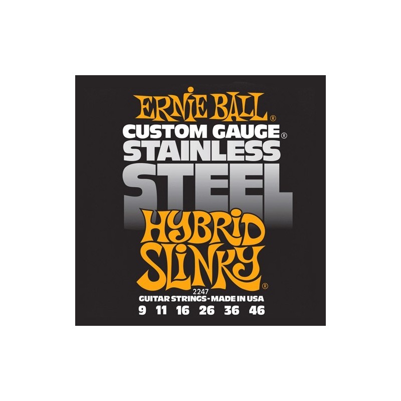 Ernie Ball Stainless Steel 2247 Hybride