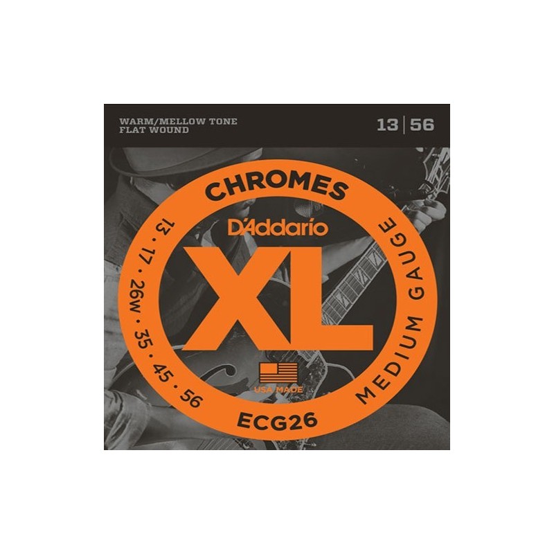 D'Addario ECG26 tension medium