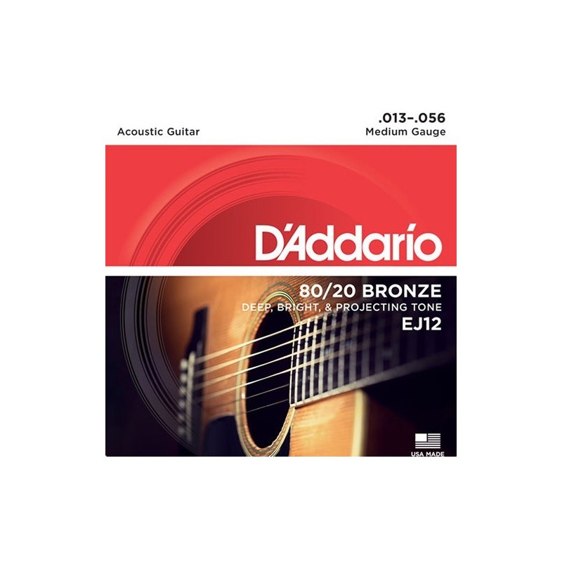 D'Addario EJ12 tension medium