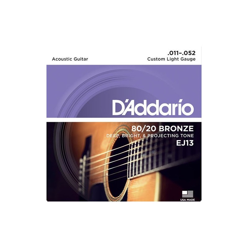D'Addario EJ13 tension custom light