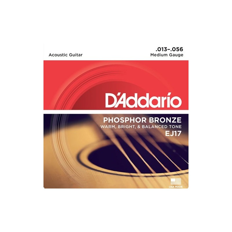 D'Addario EJ17 tension medium