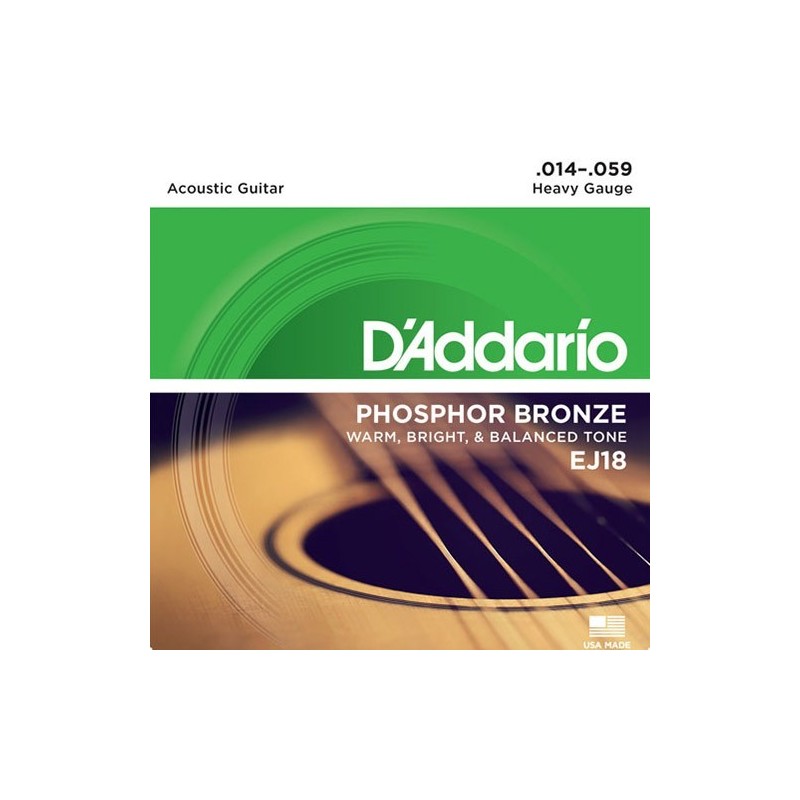 D'Addario EJ18 tension heavy