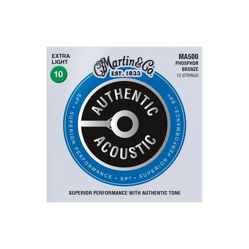 Martin Authentic SP 12 cordes MA500 extra light