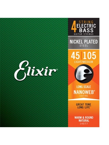 Elixir Electric Bass NanoWeb 14077 medium