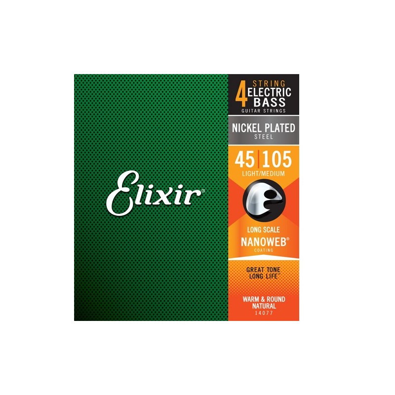 Elixir Electric Bass NanoWeb 14077 medium