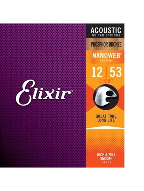 Elixir Acoustic Nanoweb Phosphore Bronze 16052 light
