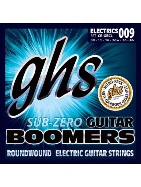 GHS Sub Zero Guitar Boomers CR-GBCL custum light