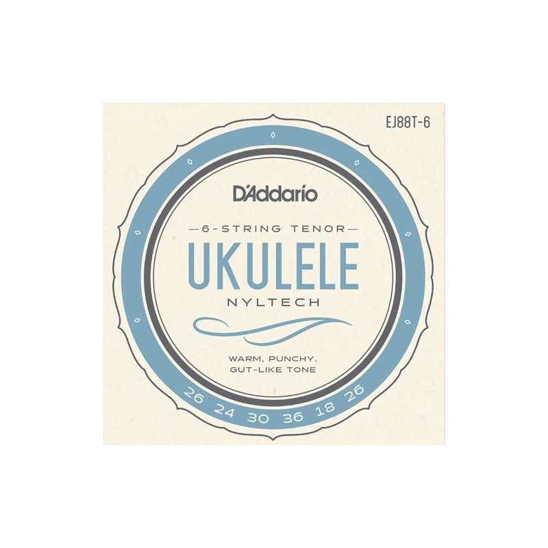 D’Addario Ukulélé ténor EJ88T-6
