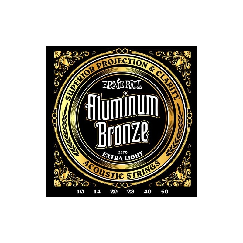 Ernie Ball aluminium bronze 2570 extra light