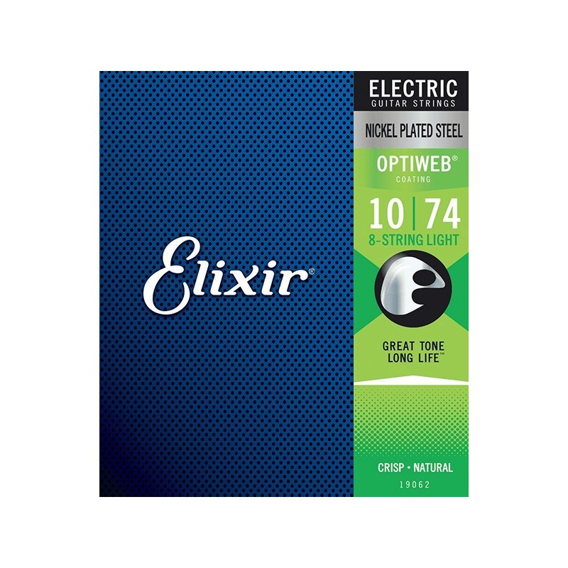 Elixir Electric Optiweb 19062 light 8 Cordes