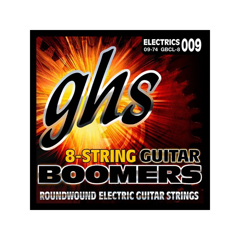 GHS Guitar 8 Cordes Boomers CGH GBCL-8
