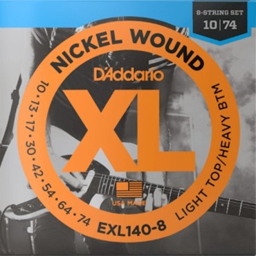 D'Addario EXL140-8 Tension Light