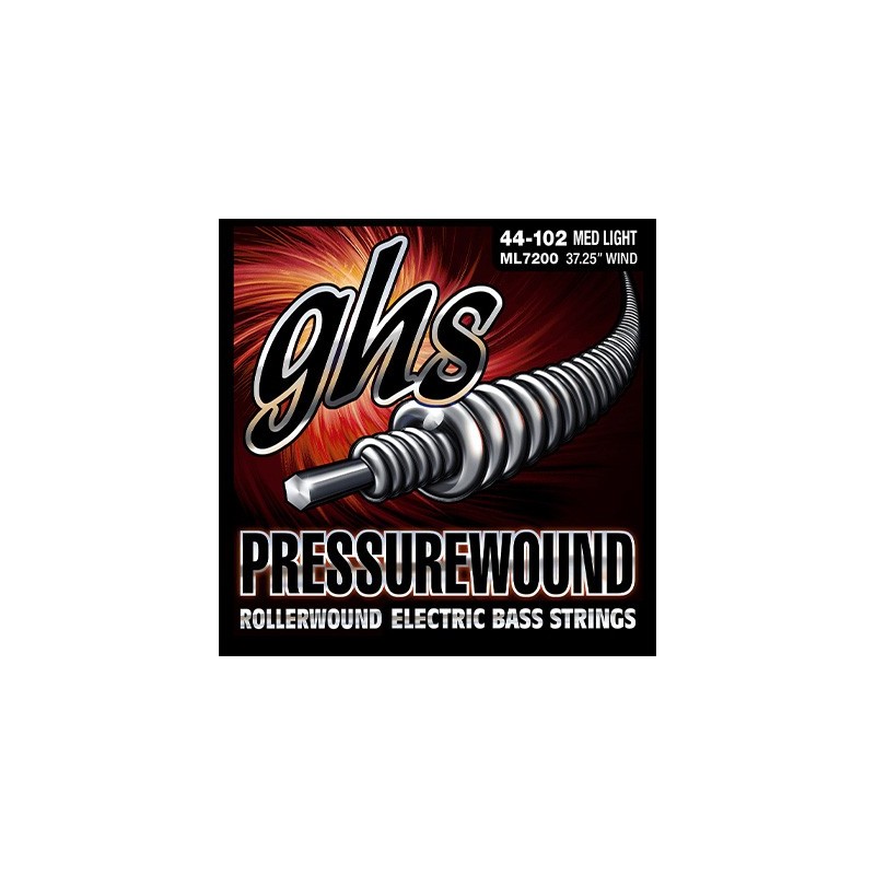 GHS Bass Pressurewound ML7200 Medium Light