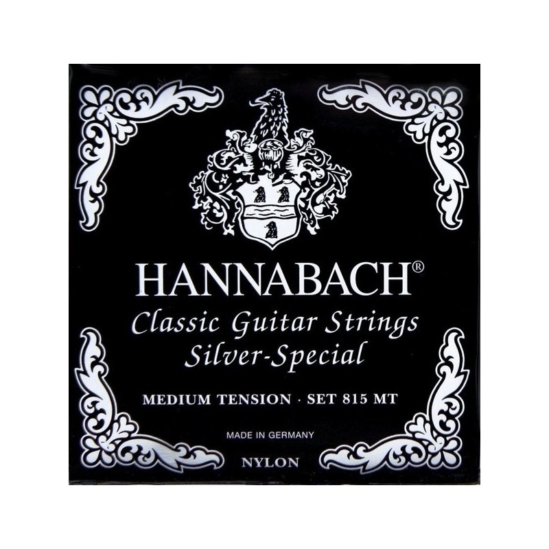 Hannabach Silver Special 815MT medium tension lot 3 cordes Graves