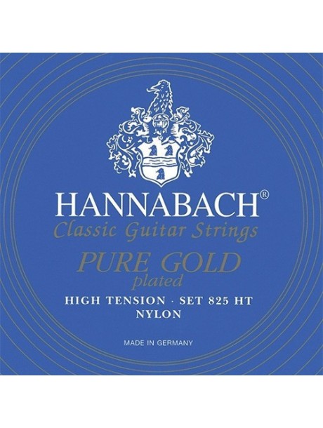 Hannabach Pure Gold tension forte 825HT tension forte lot 3 cordes graves