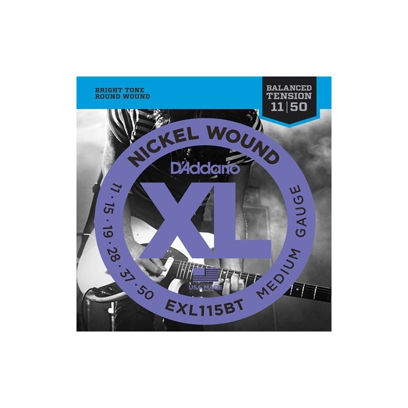 D'Addario EXL115BT Tension medium
