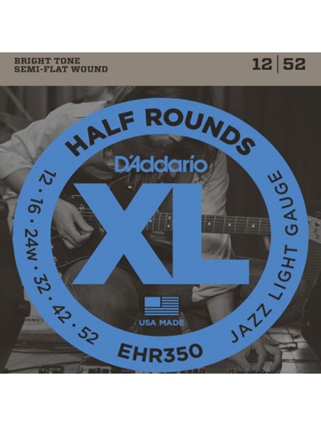 D'Addario Half Rounds EHR350 Tension Jazz Light