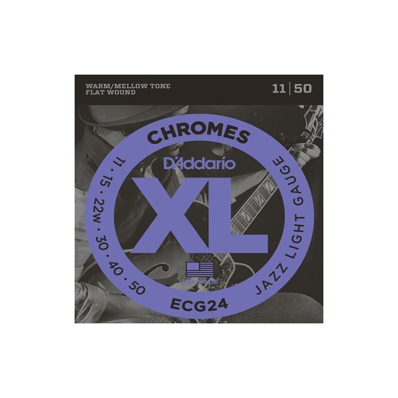 D'Addario ECG24 tension jazz light