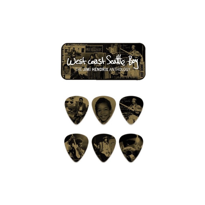 Dunlop médiators Jimi Hendrix West Coast Boy JH-PT10H heavy