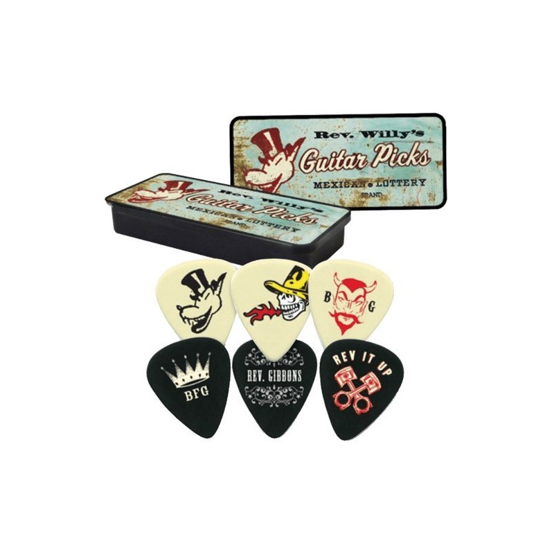 Dunlop médiators Rev Willy's Mexican Lottery RWT01L light
