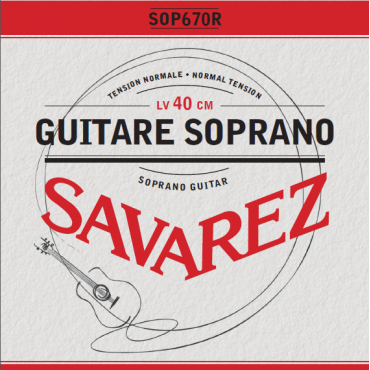 Cordes pour guitare Soprano 40cm SOP670R - Tension Normale